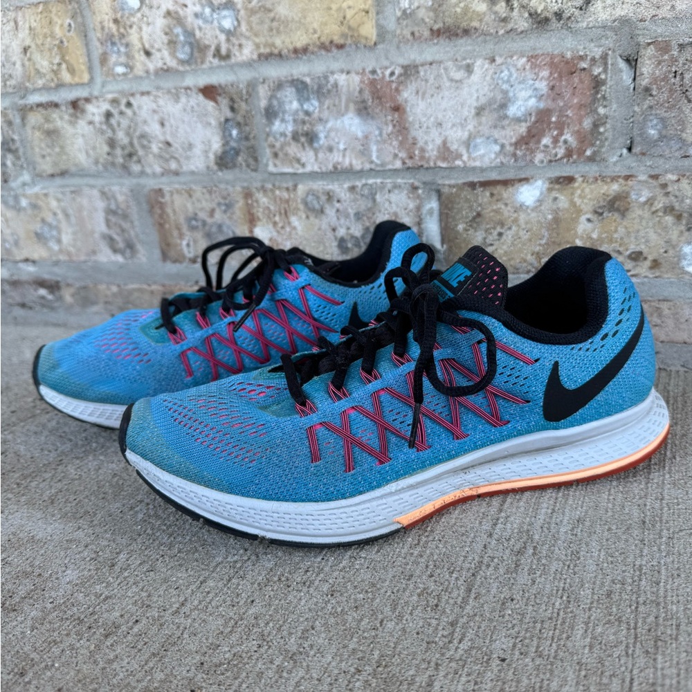 Nike Zoom Pegasus 32 Blue Lagoon Women’s Running Shoes Sneakers 9.5
